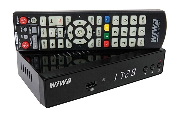 Moderný tuner WIWA H.265 MAXX