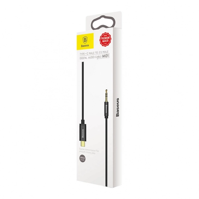 Baseus Yiven Audio kábel USB-C na mini jack 3,5 mm, 1,2 m