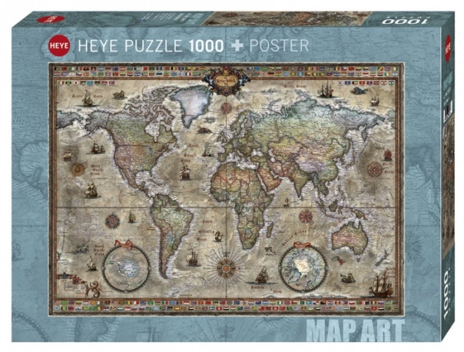 Puzzle 1000 Kusov Retro Svet