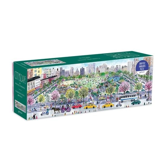 Panoramatické puzzle mesto 1000 dielikov