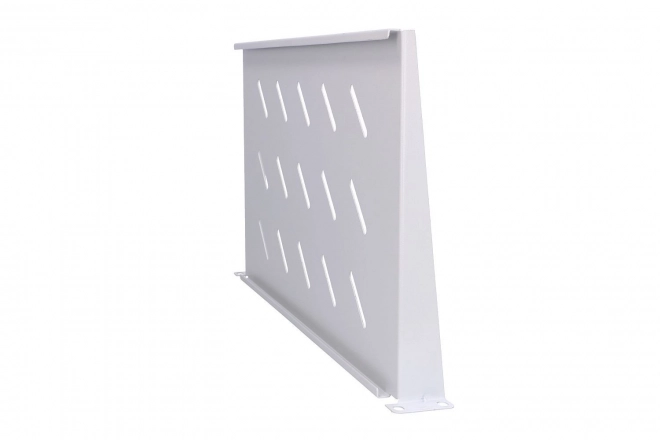1U polica do nástenných rack skríň sivá 25 cm