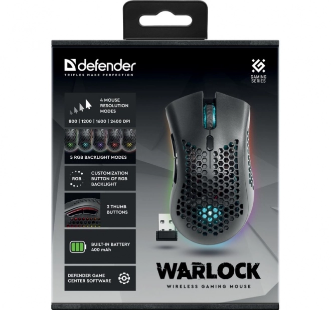 Bezdrôtová herná myš Defender Warlock