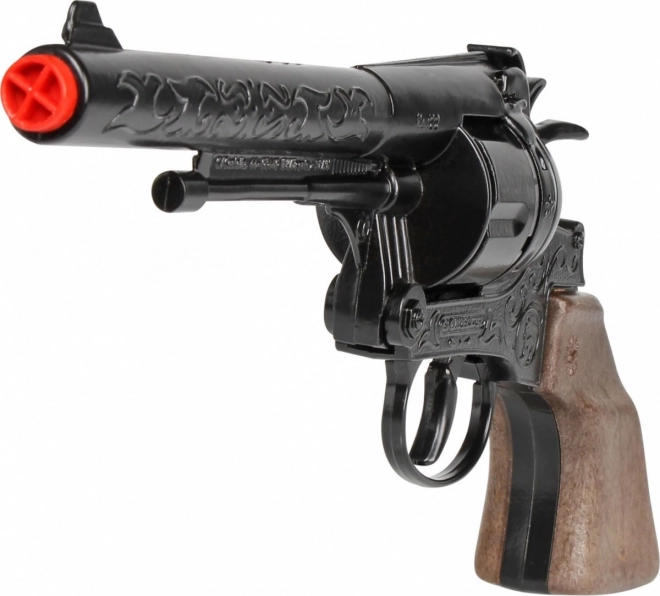 Kovbojský kovový revolver 12 nábojov Gonher
