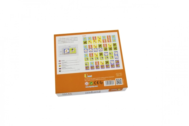 Viga Drevené domino Farma 28 kusov Montessori