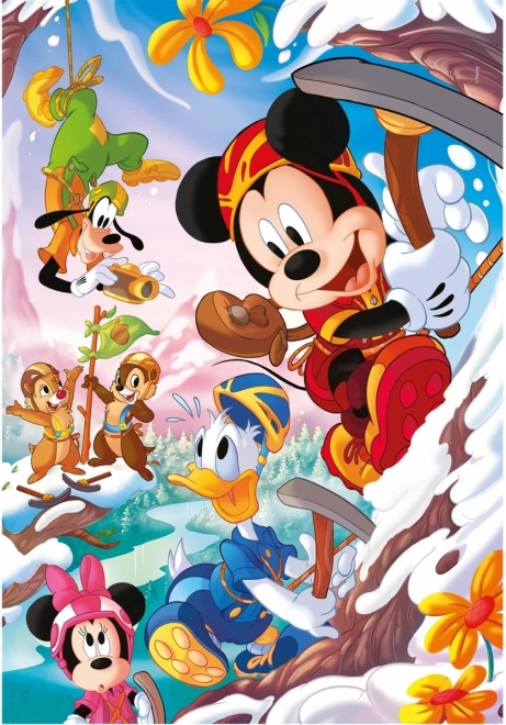 Puzzle Mickey Mouse a priatelia