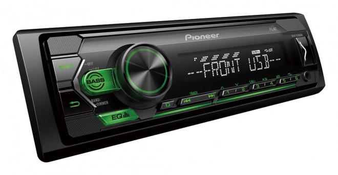 Pioneer rádio do auta s USB a zeleným podsvietením