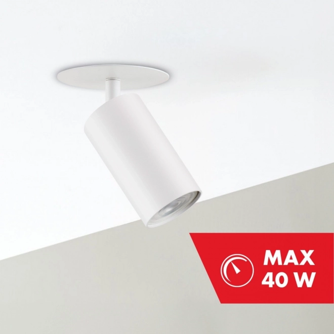 Biely stropný LED reflektor GU10