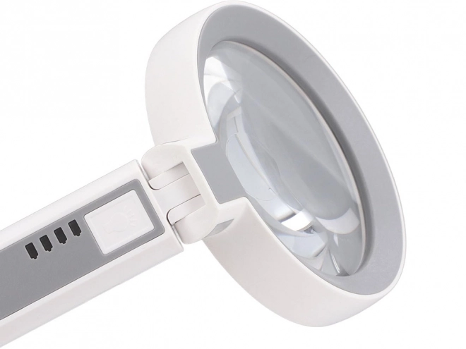 Kozmetická lupa so stojanom a 20 LED osvetlením