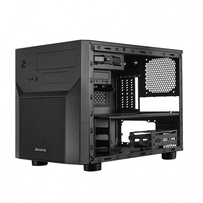 čierna počítačová skriňa mATX Cube Mesh Series
