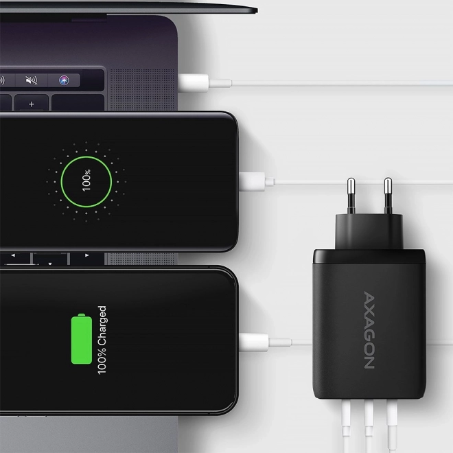 Cestovná nabíjačka ACU-DPQ100 GaN 100W s 3 portami