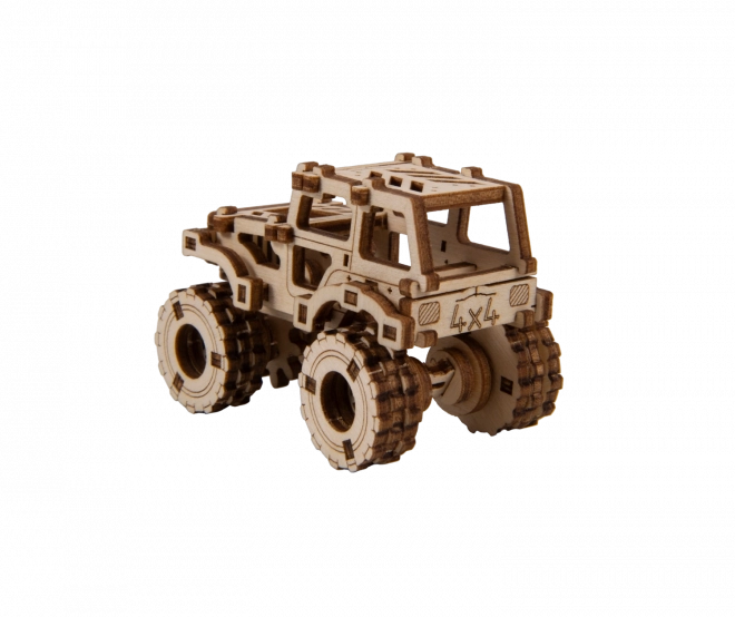 Drevené 3D puzzle Monster Truck Superfast