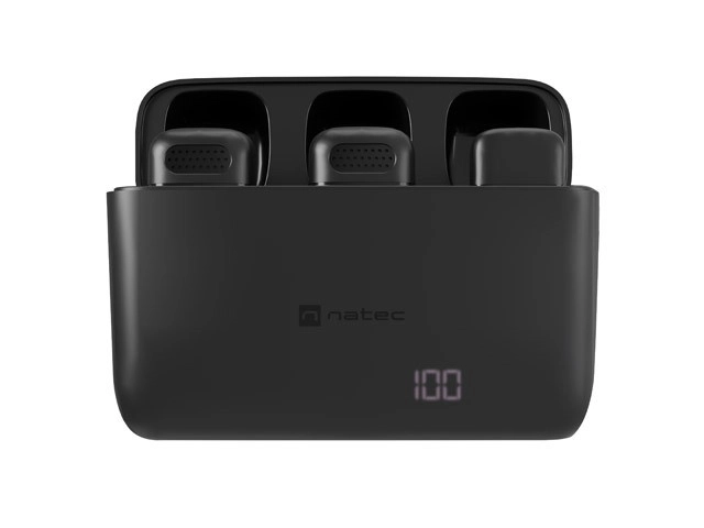 Bezdrôtový klopový mikrofón USB-C Natec Hopper