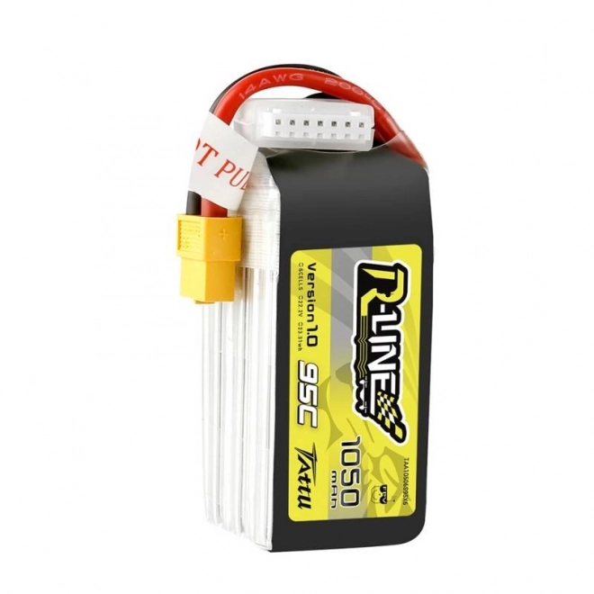 LiPo akumulátor 1050mAh 22.2V 95C TATTU R-Line pre FPV drony