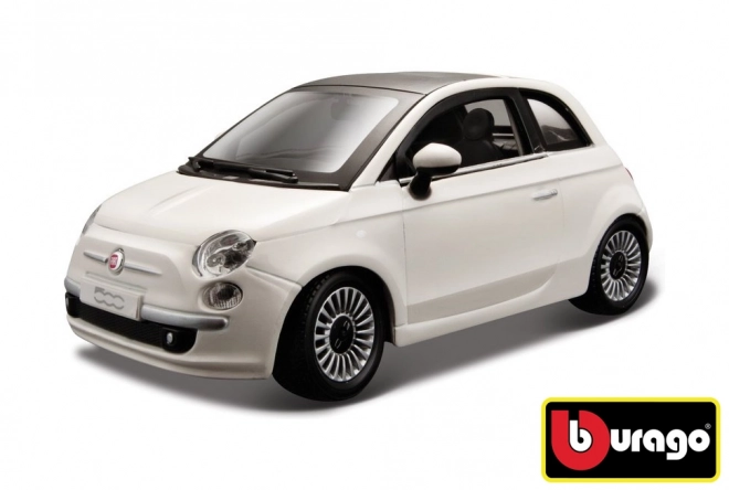 Bburago 1:24 Fiat 500 (2007) biely