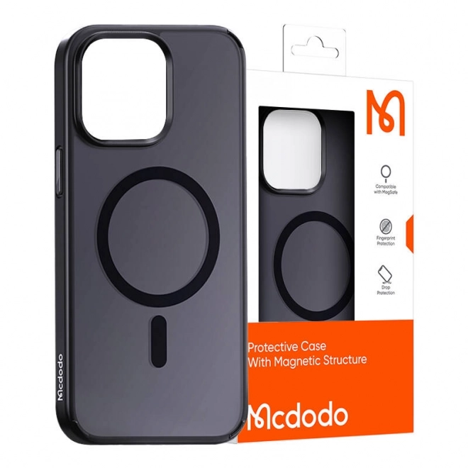 Magnetické puzdro McDodo pre iPhone 15 Pro (čierne)