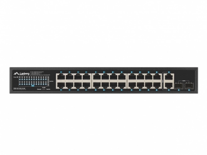 Lanberg gigabitový PoE+ switch s 24 portami a ochranou proti prepätiu
