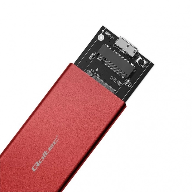 Červený USB 3.0 kryt pre disk M.2 SSD SATA NGFF