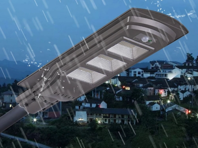 Solárna LED pouličná lampa s diaľkovým ovládaním