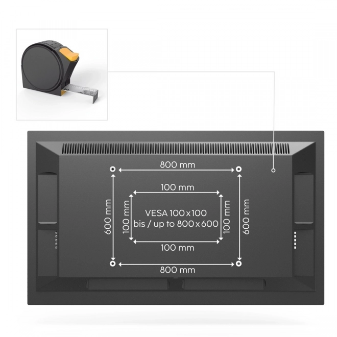 Nástenný držiak na TV Hama Motion XL pre 100" obrazovky