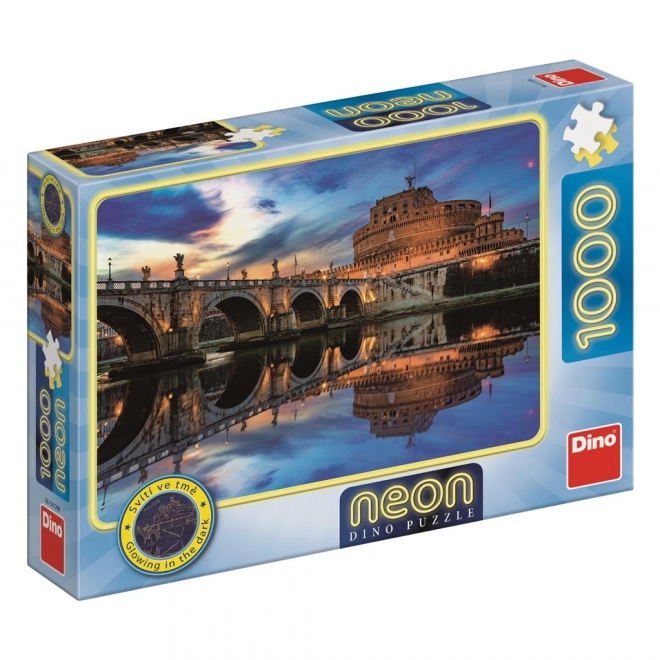 Svietiace puzzle Anjelský hrad 1000 dielikov