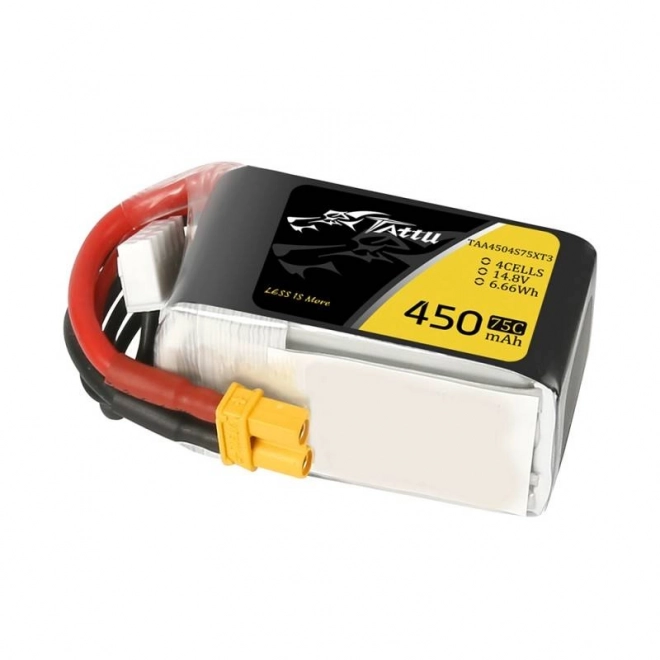 Baterka Tattu 450mAh 14.8V 75C 4S1P pre UAV