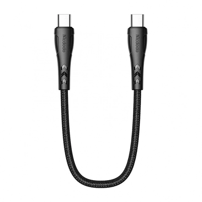 Kabel USB-C na USB-C Mcdodo PD 60W 20cmč Čierny