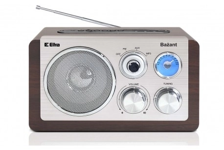 Rádio BAŽANT USB tmavé