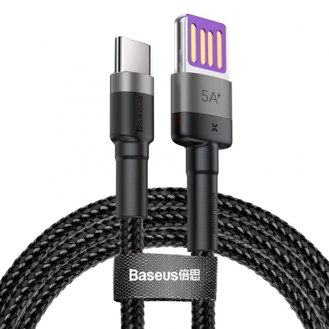 Baseus Cafule USB-C kábel Huawei SuperCharge, QC 3.0, 5A 1m