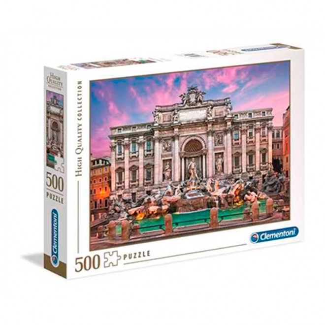 Clementoni puzzle Fontána di Trevi Taliansko 500 dielikov