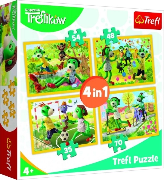 Puzzle Treflíci Spoločné chvíle