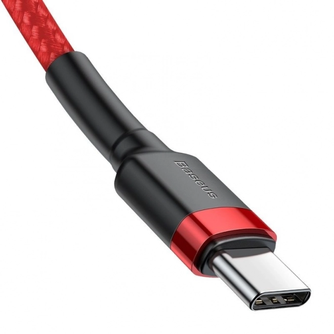 Kábel Baseus Cafule USB-C 60W Rýchlonabíjací 2m Červený