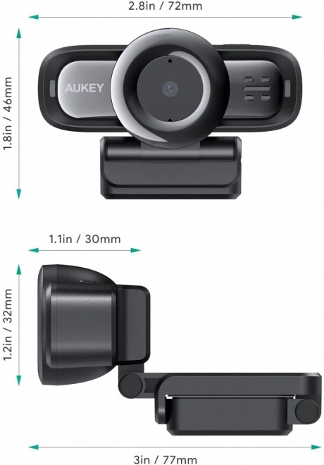 AUKEY PC-LM3 Pro kamera s automatickým zaostrovaním
