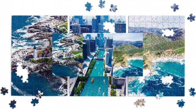 Galison Puzzle Letecké Zábery USA