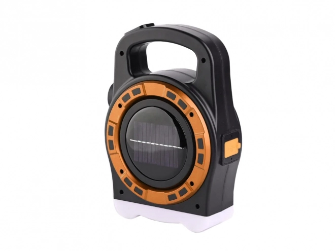 Solárna prenosná nabíjacia LED lampa s reflektorom a powerbankou