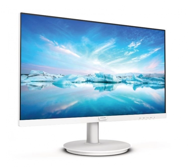 Biely IPS monitor 23.8 palca s HDMI a reproduktormi