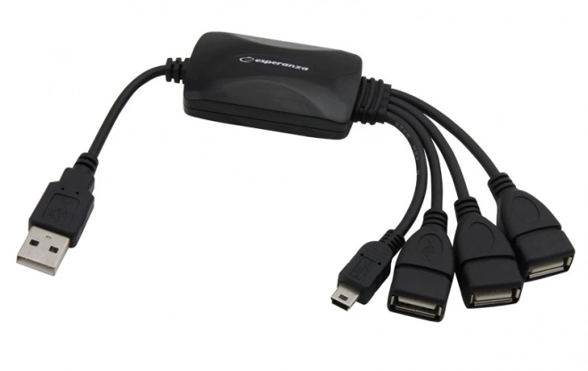 Funkčný USB hub so 4 portami