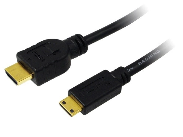 Pozlátený HDMI na Mini HDMI kábel 1,5m