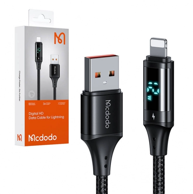 Digitálny kábel USB na Lightning s displejom Mcdodo