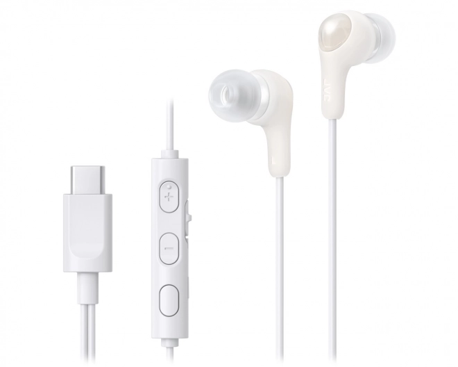 Biele slúchadlá USB-C Gumy Connect