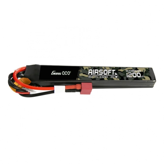 Lipo batéria 11,1V 1200mAh pre airsoftové pištole s T konektorom