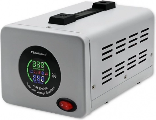 Automatický stabilizátor napätia 2000 VA Qoltec s LCD displejom