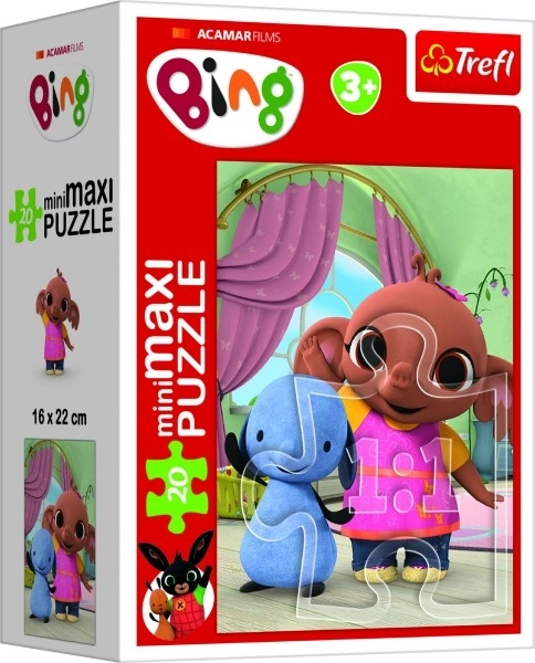 Puzzle Bing a jeho priatelia 20 dielikov