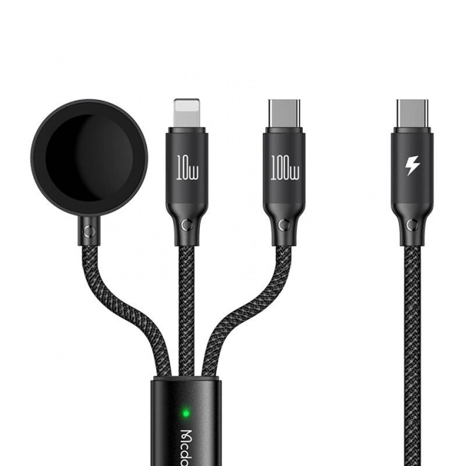 Kábel Mcdodo 3v1 USB-C, Lightning, Apple Watch