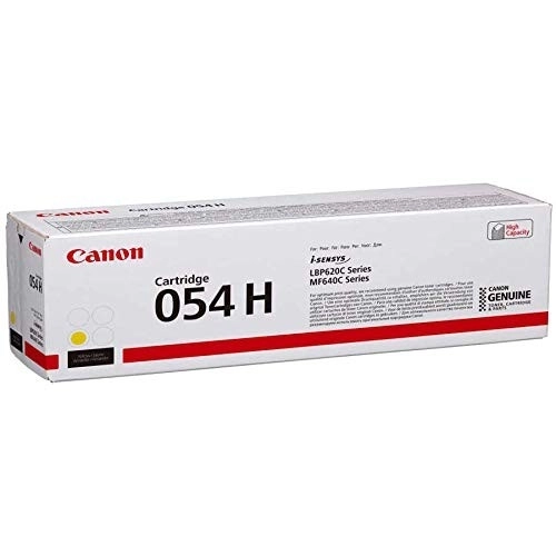 Žltý toner Canon 054 H pre laserové tlačiarne i-SENSYS