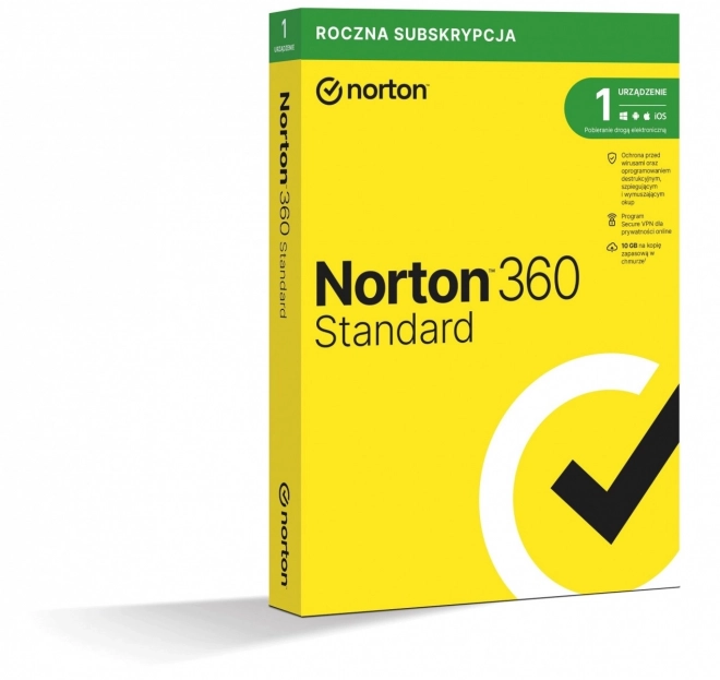 Norton 360 štandard 10GB, 1 užívateľ, 1 zariadenie, 12 mesiacov