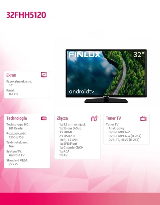 Televízor LED 32 palcov