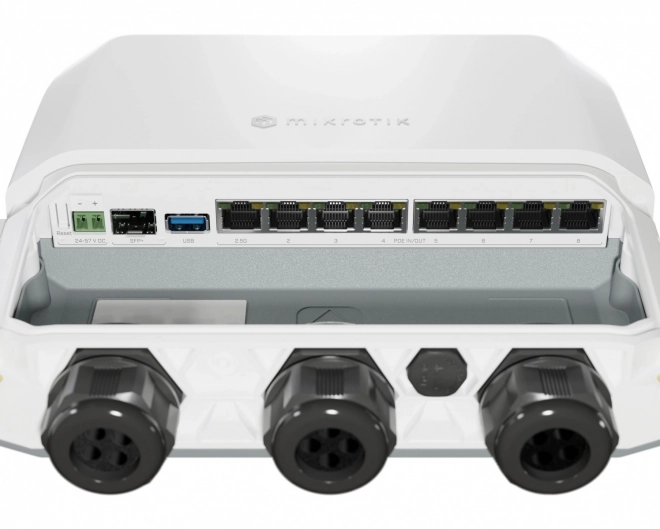 Router na vonkajšie použitie model RB5009UPr+S+OUT