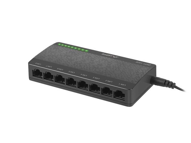 Lanberg 8-portový gigabitový switch