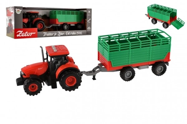 Traktor Zetor so svetelnými a zvukovými efektmi - 36 cm