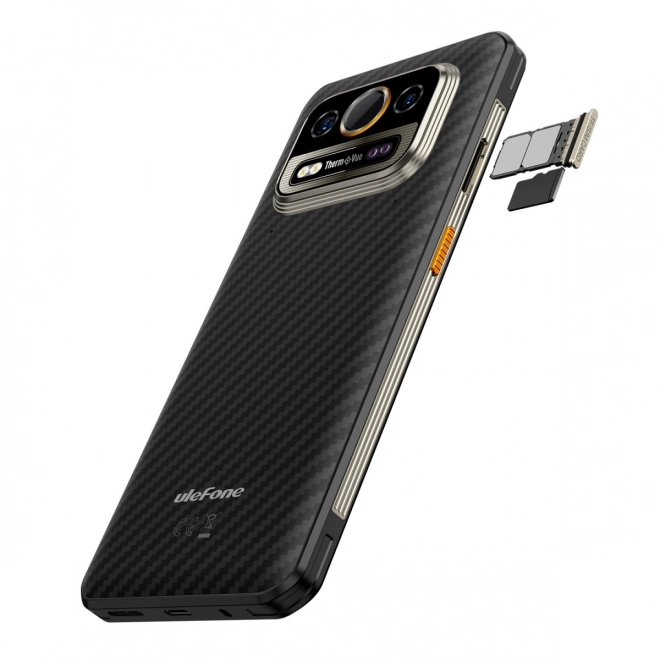 Odolný smartfón s termovíziou Frost Black